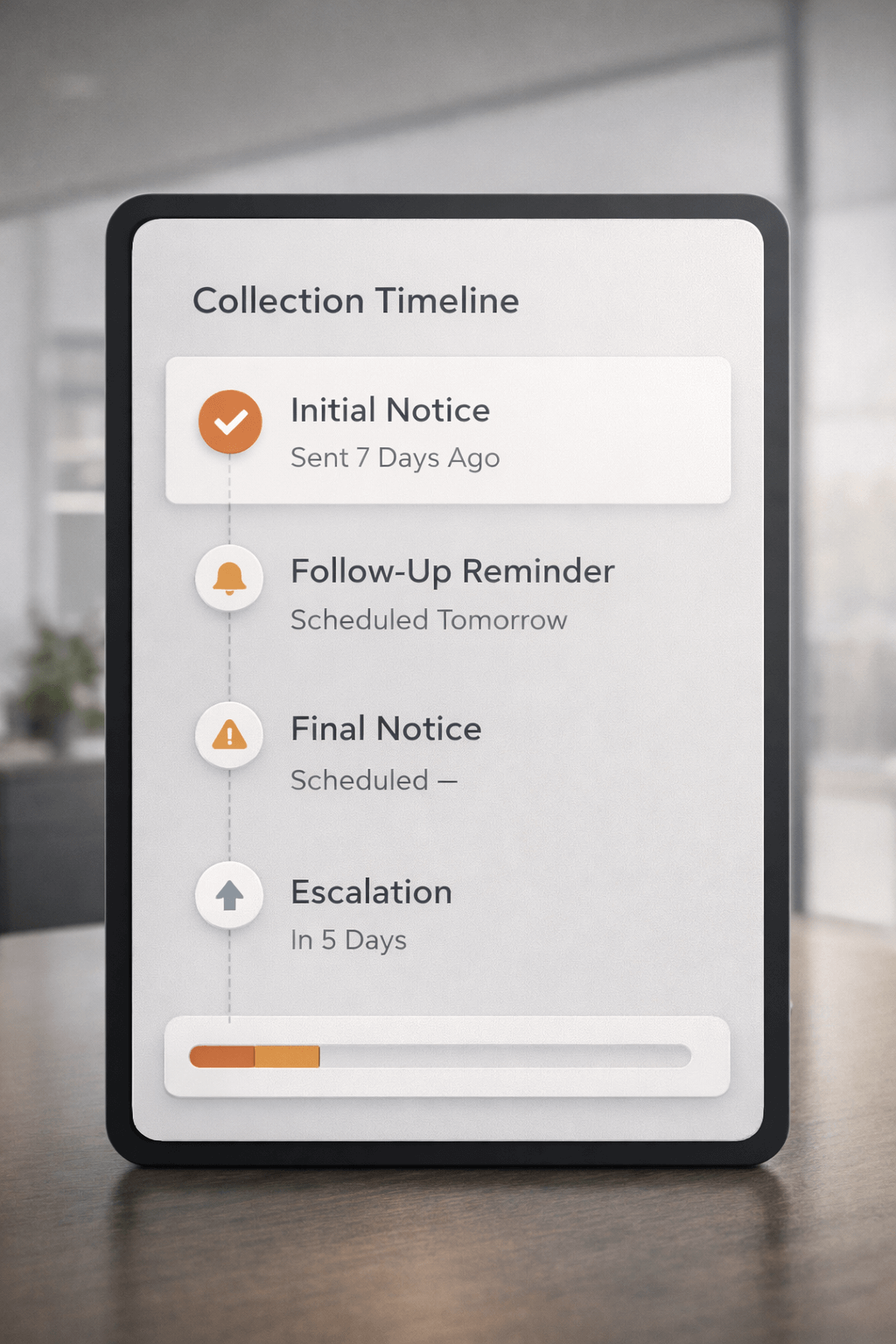 AWA Collect automated workflow sequence